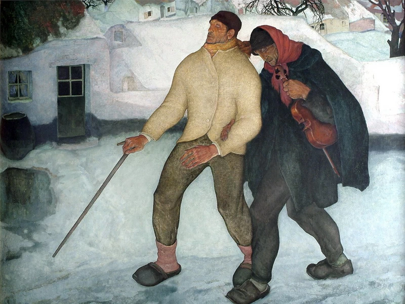 1886-Anto Carte - I due ciechi, 1924